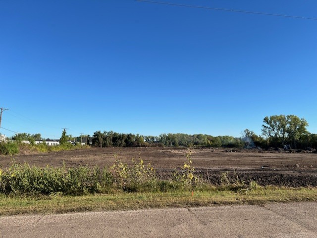 Cleared for development, and delivered with LOMA and Level: North View From Feeder Road